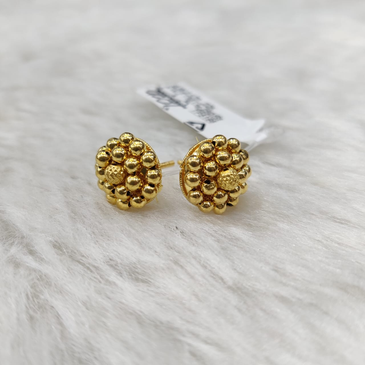 Royal Gold Beads Earrings